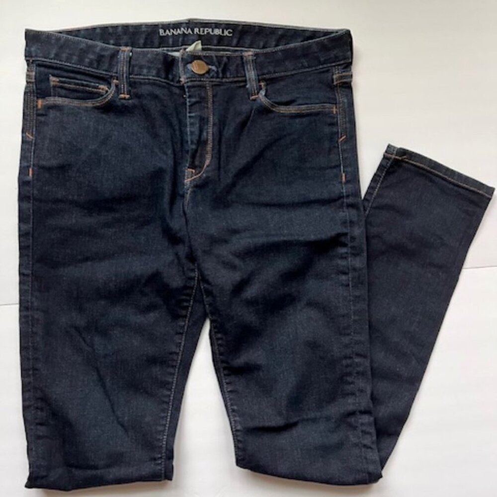Classic Dark Blue Jeans - Banana Republic - Petite
